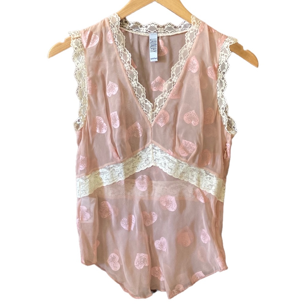 Laundry by Shelli Segal Lingerie Silk Top